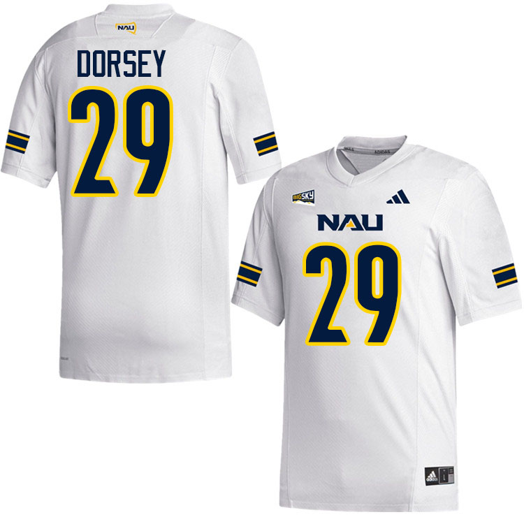 Northern Arizona Lumberjacks #29 Khalil Dorsey College Football Jerseys,Uniforms Stitched-White